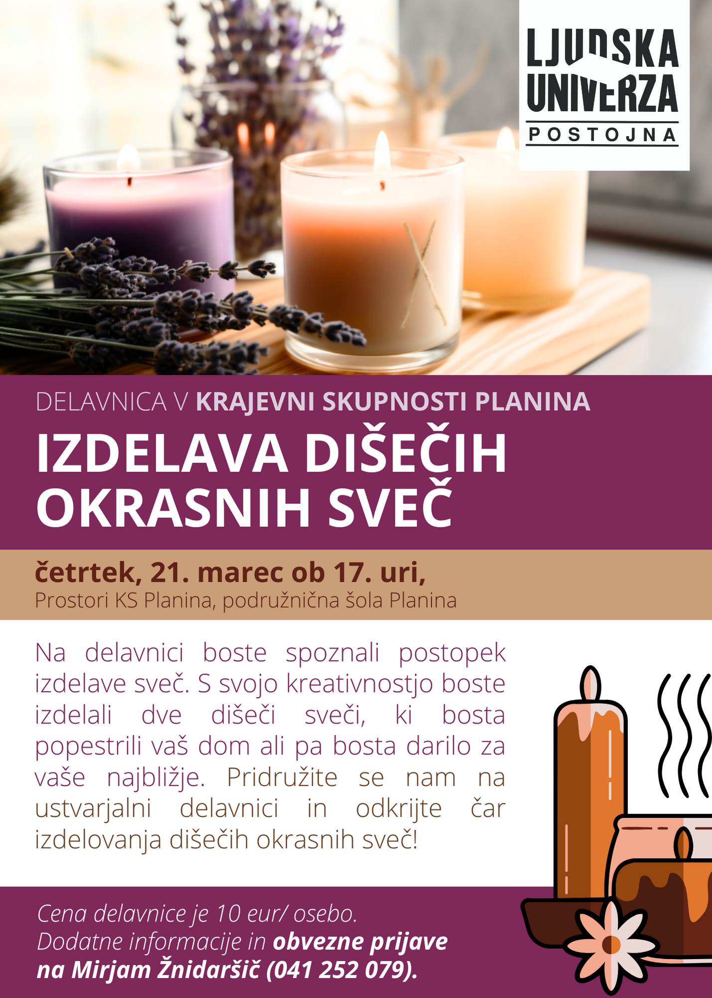 dišeče sveče _ planina